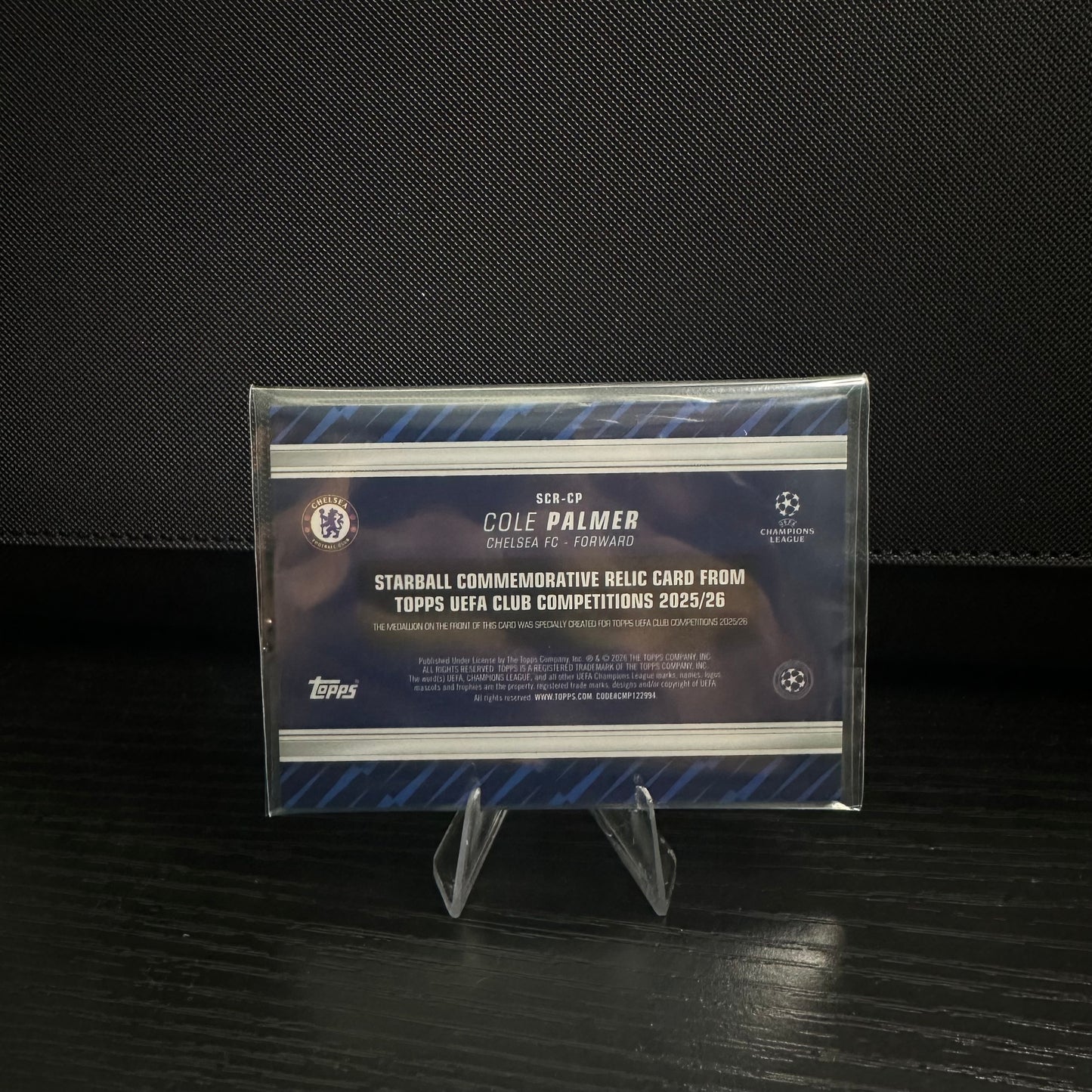 2025-26 Topps UCC - Starball Commemorative Relics Cole Palmer
