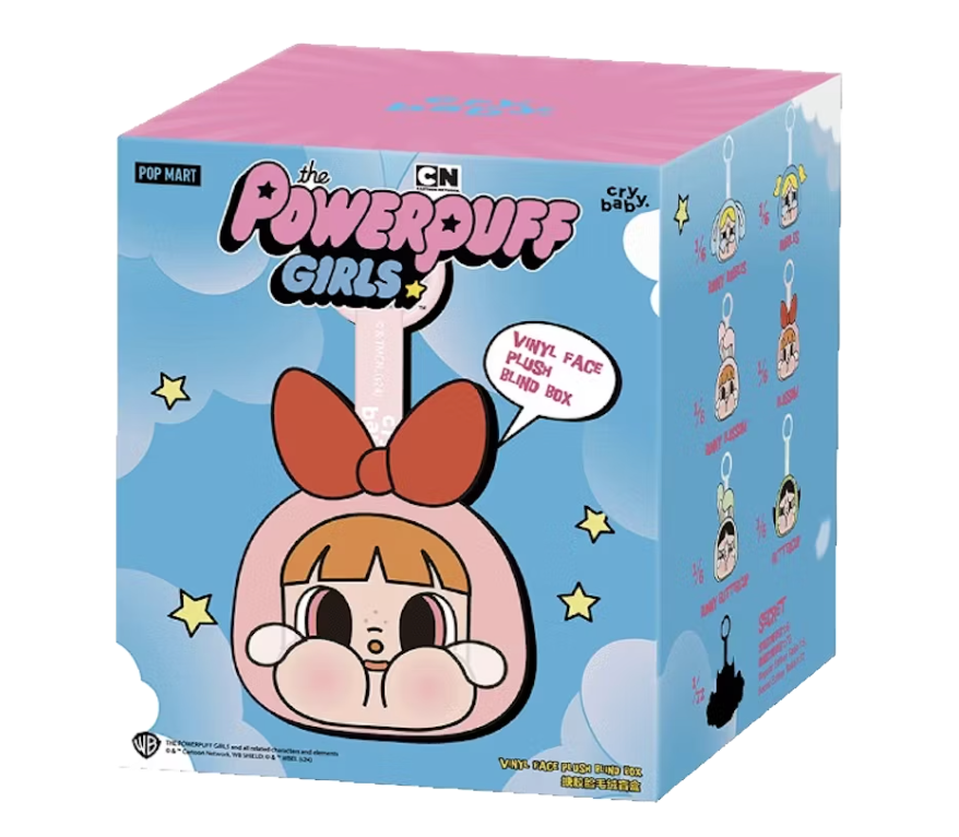 Pop Mart CryBaby x Powerpuff Girls Series Vinyl Face Plush Blind Box