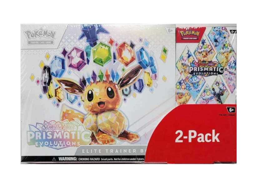 Costco Pokémon Prismatic Evolutions 2-Pack Trainer Box and Booster Bundle