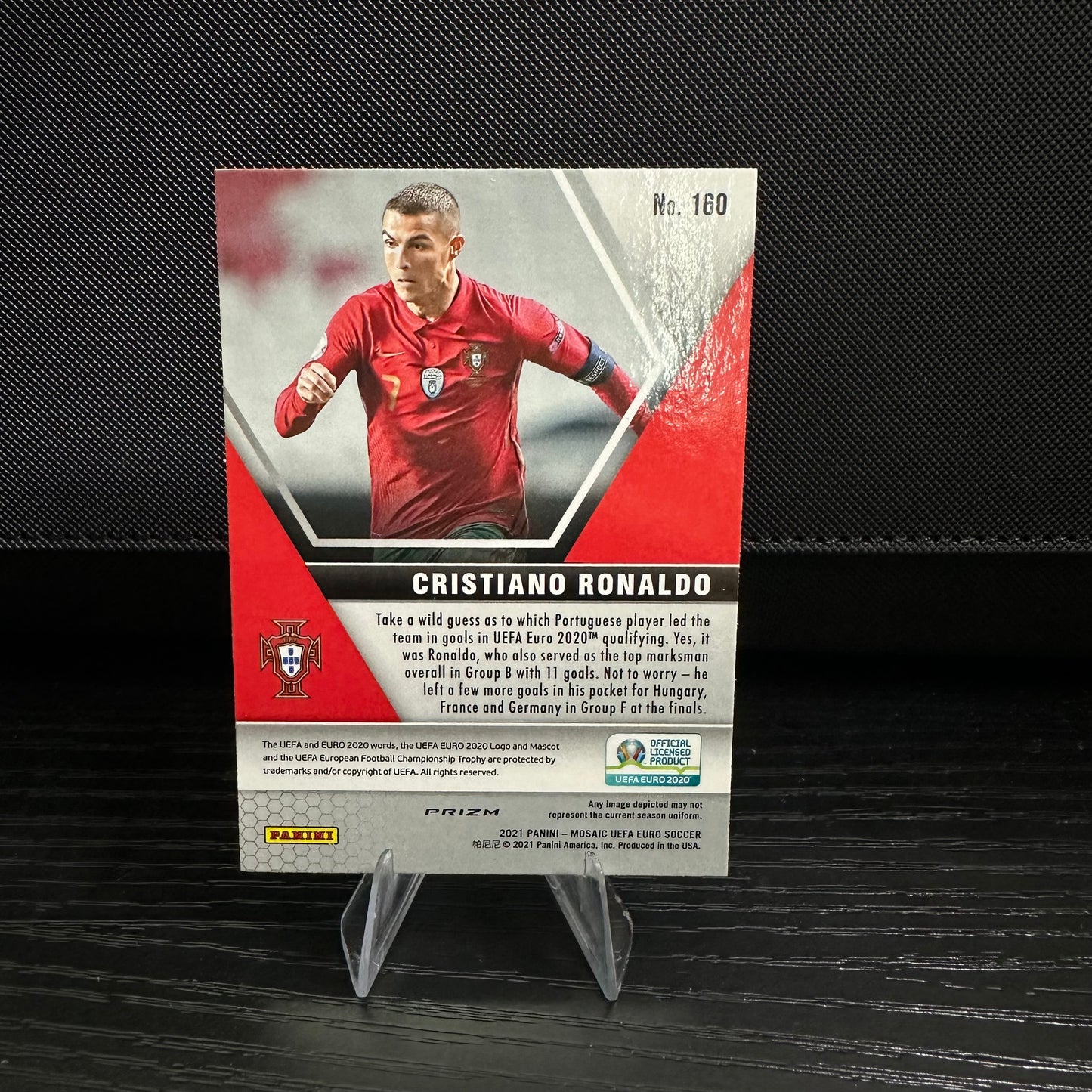 2021 Panini Mosaic UEFA
Euro 2020 Mosaic Green
Cristiano Ronaldo #160