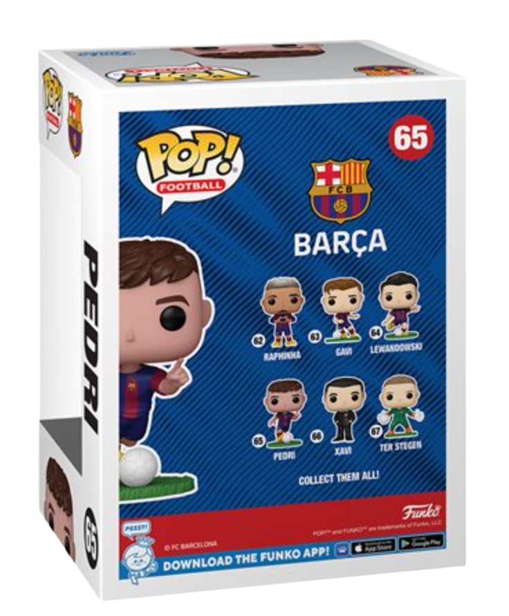 Football Barcelona Pedri Funko Pop! Vinyl Figure #65