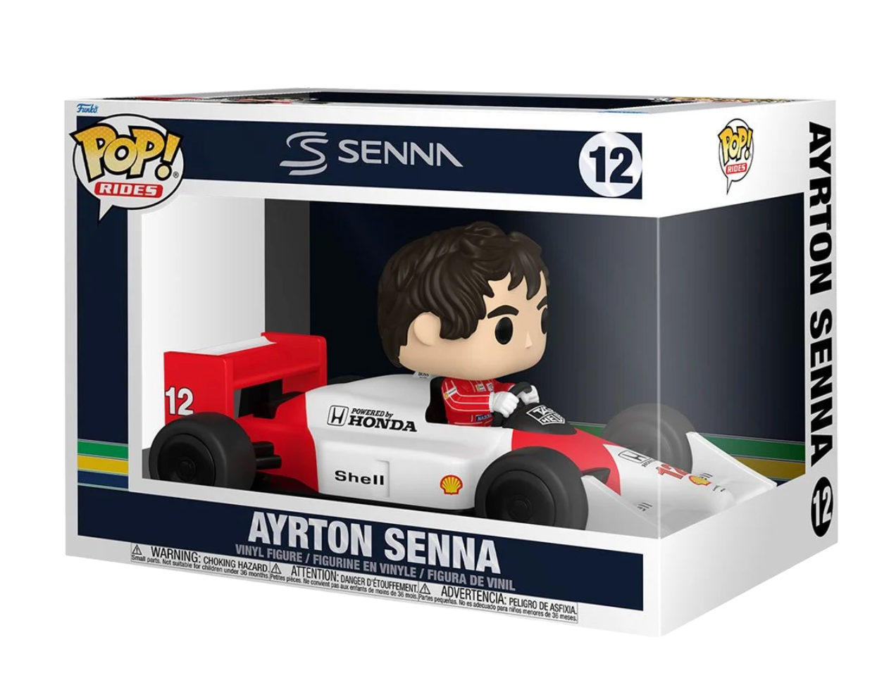 Formula 1 McLaren Ayrton Senna Super Deluxe Funko Pop! Ride #12