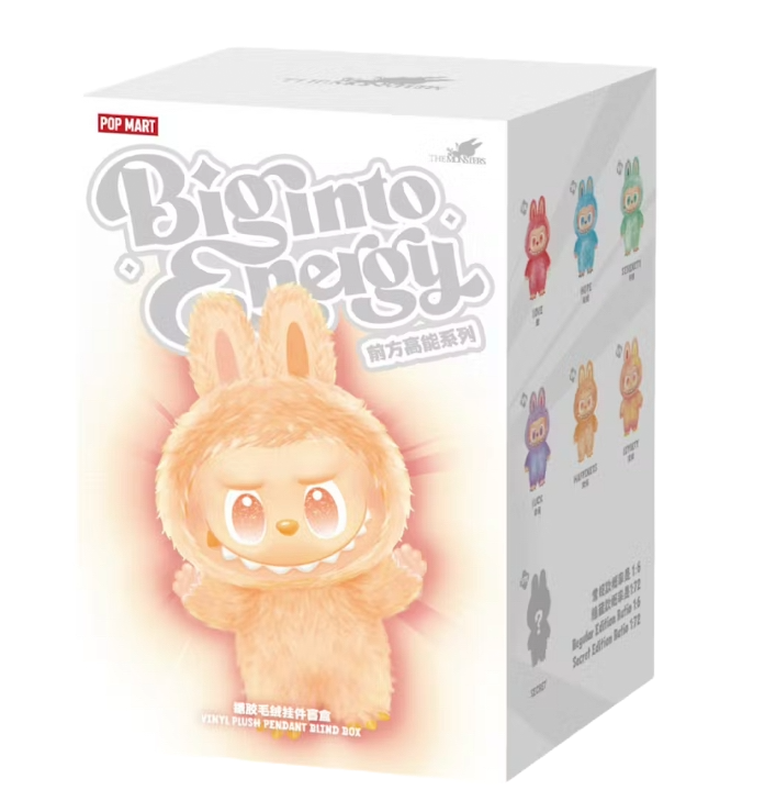Pop Mart Labubu The Monsters Big into Energy Series Vinyl Plush Pendant Single Blind Box