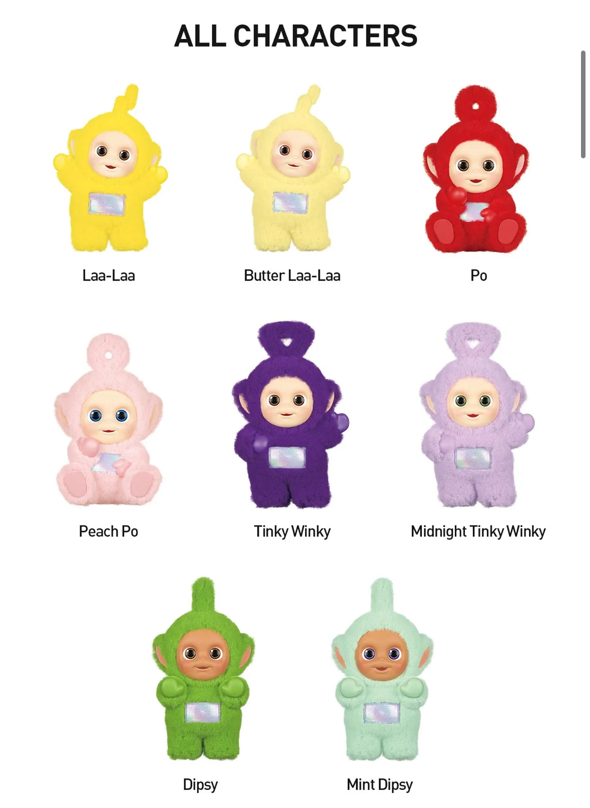 Pop Mart Teletubbies Vibrancy Series Figures Single Blind Box