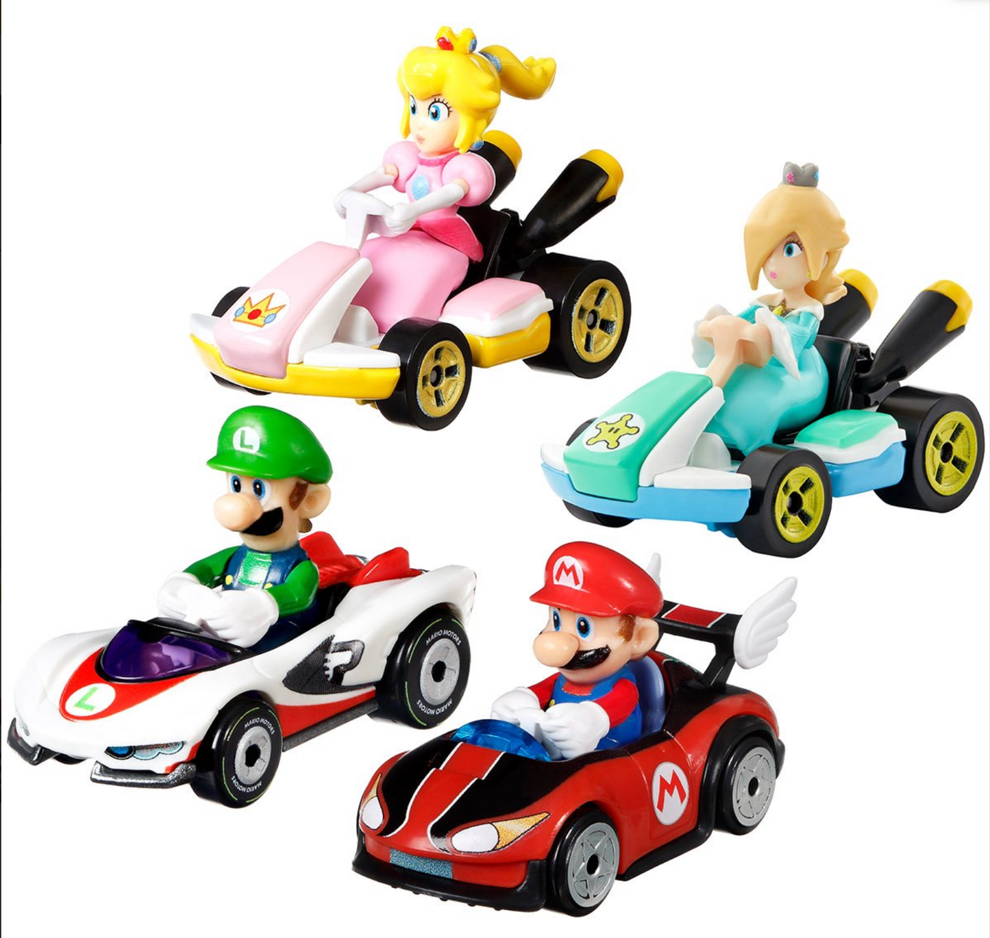 Mario Kart Hot Wheels 2025 Mix 3 Vehicle 4-Pack