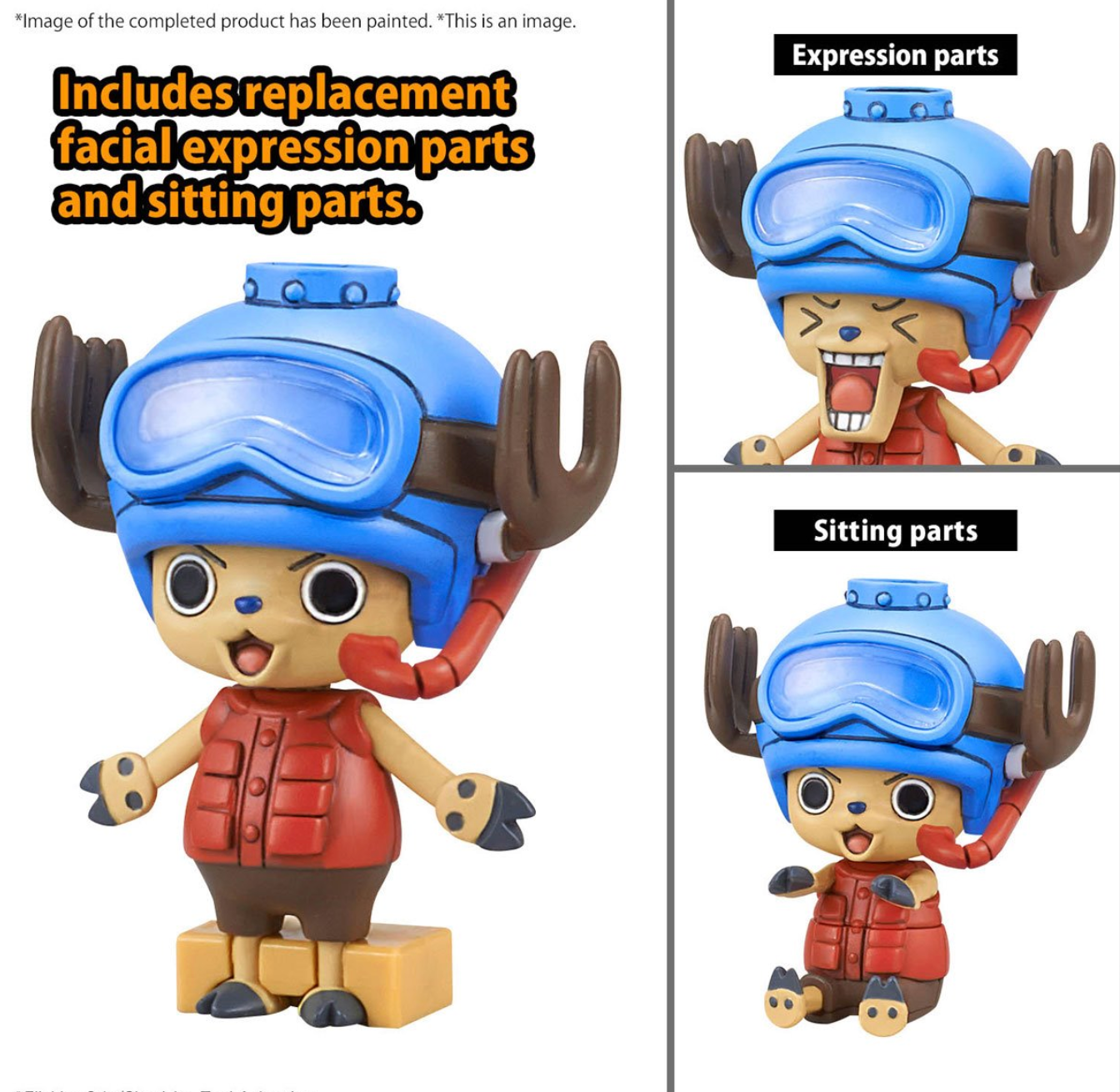 One Piece Chopper Submarine Robot 3 and Chopper Crane Robot 5 Model Kit