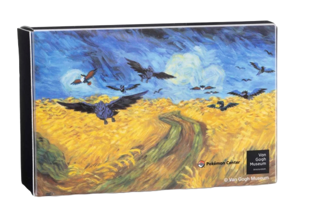 Pokémon Center × Van Gogh Museum: Corviknight Inspired by Wheatfield with Crows Double Deck Box