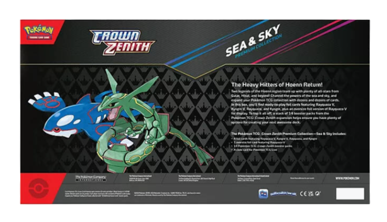 Pokémon Crown Zenith Sea & Sky Premium Collection