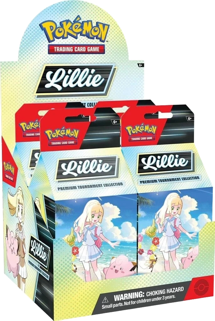 Pokémon Lillie Premium Tournament Collection Box Sealed Display Box Sealed Dixplay Box