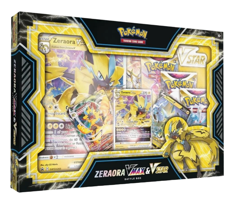 Pokémon Zeraora VMAX & VSTAR Battle Box