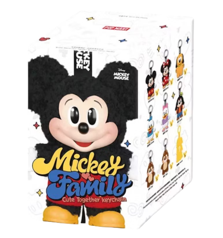 Pop Mart Disney Mickey Family Together Series Plush Keychain Pop Mart Disney Mickey Family Together Series Plush Keychain