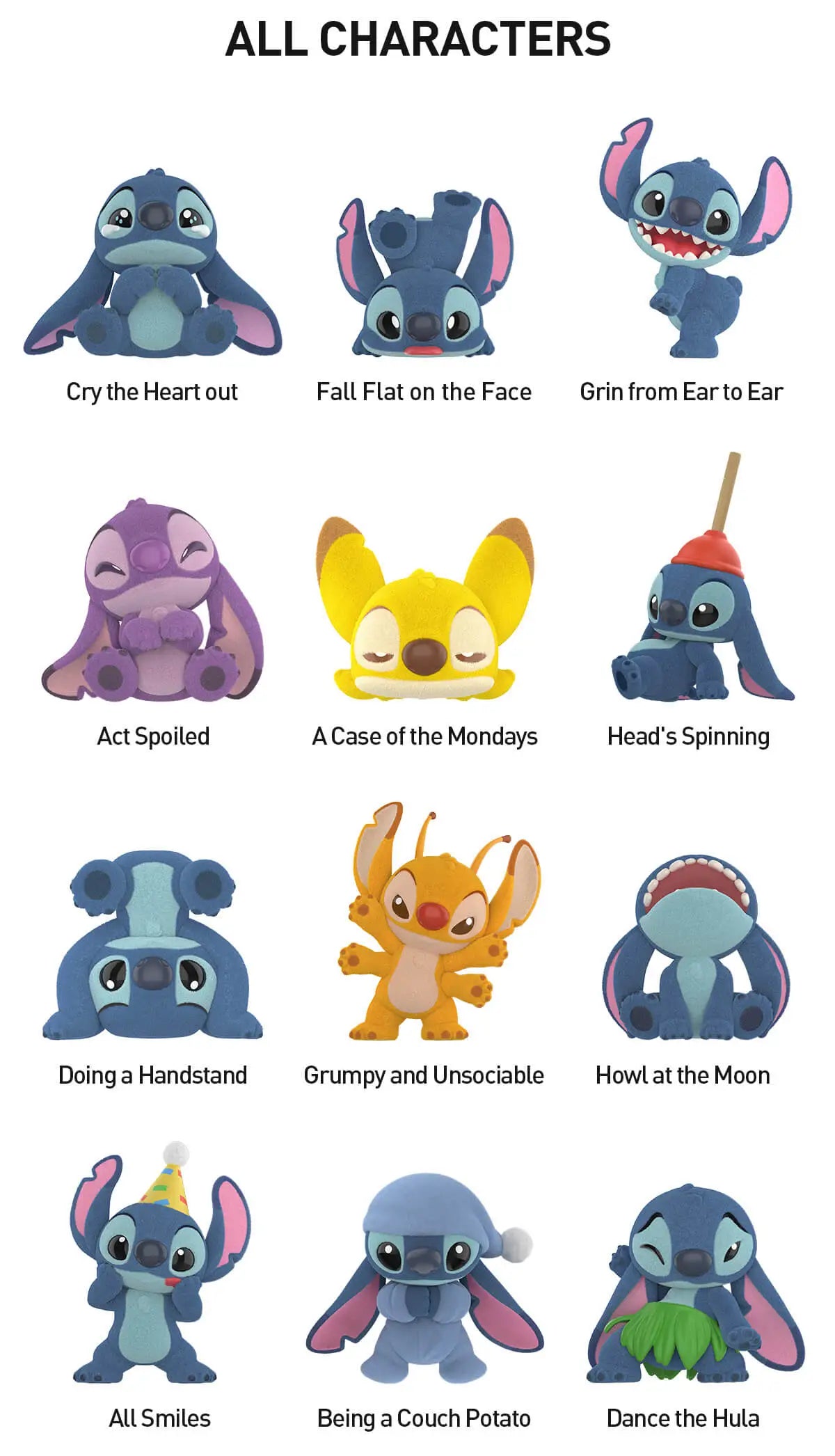 Pop Mart Disney Stitch Little Emotions Series Figure Single Blind Box