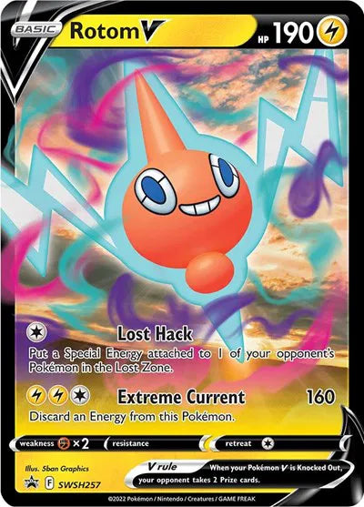 Rotom V - SWSH257 - Sword & Shield Promo (Near Mint)