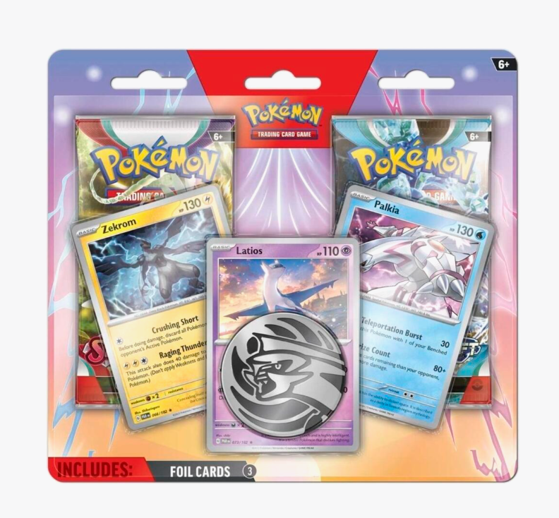 Pokémon Enhanced 2-Pack Blister Pack Latios, Zekrom & Palkia