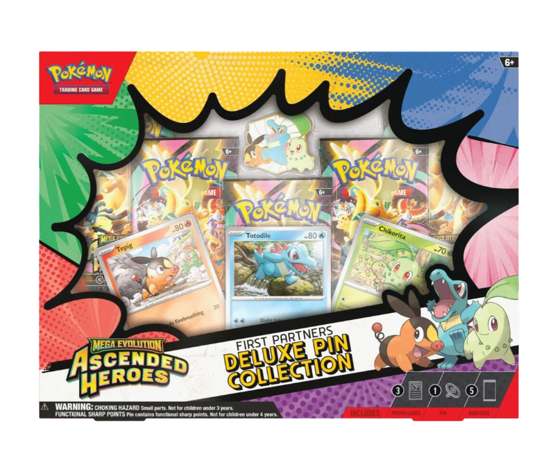 Pokémon Ascended Heroes First Partners Deluxe Pin Collection