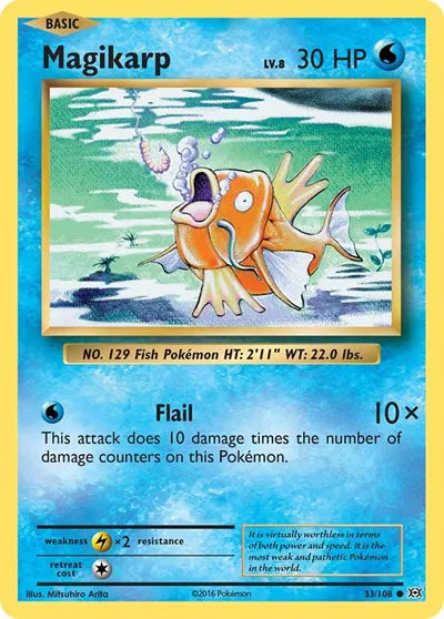 Magikarp - 33/108 - Evolutions (Lightly Played)