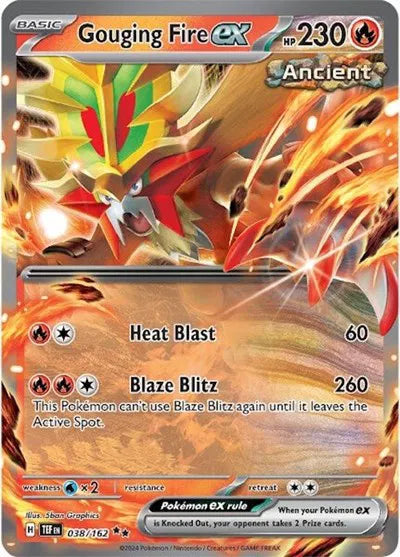 Gouging Fire ex - 038/162 - Temporal Forces (Near Mint)