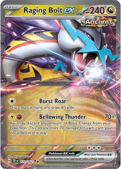 Raging Bolt ex - 123/162 - Temporal Forces (Near Mint)