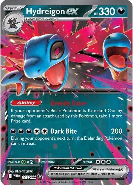 Hydreigon ex - 067/086 - White Flare (Near Mint)