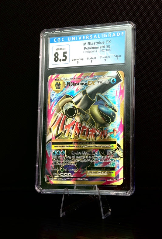 2016 M Blastoise EX #102/108 Evolutions CGC 8.5