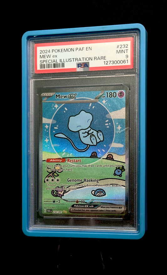 2024 Mew ex Pokemon Paldean Fates Special Illustration Rare #232 PSA 9