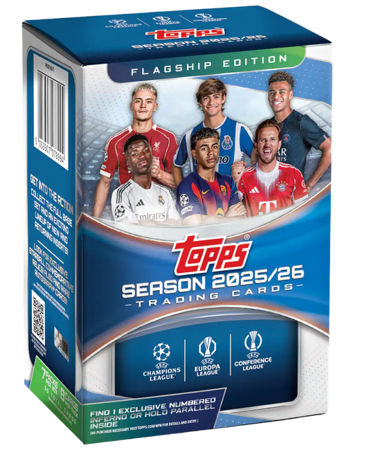 2025-2026 Topps UEFA Club Competitions Blaster Box
