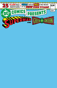 DC Comics Presents #26 Facsmile Edition (Cover C Jim Starlin Blank Variant)