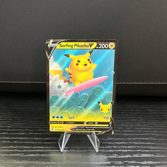 Surfing Pikachu V - Celebrations (CLB) (Near Mint)