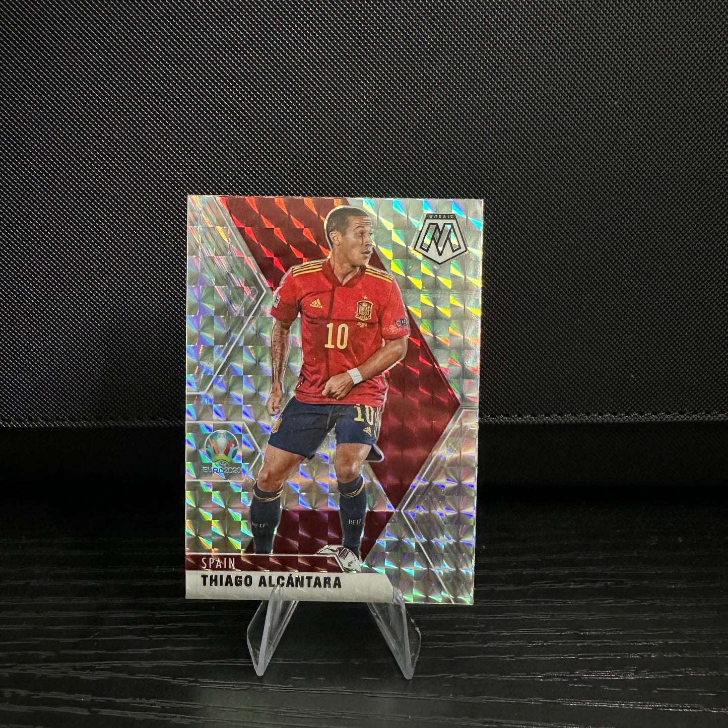 2020-21 Panini Mosaic
UEFA Euro Thiage
Alcantara Silver Mosaic
Prizm Spain #168