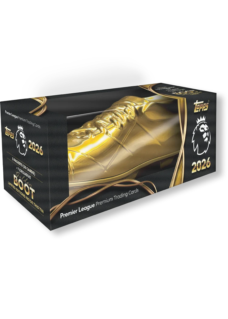 Topps Premier League 2026 Debut Edition Golden Boot Tin