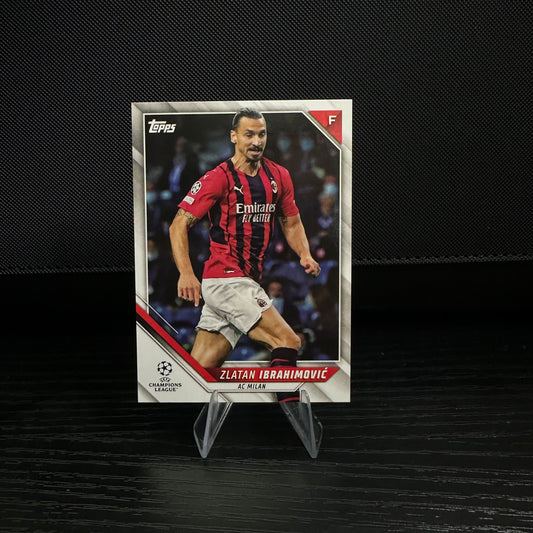 2021-22 Topps UEFA Champions League Zlatan Ibrahimovic AC Milan #52