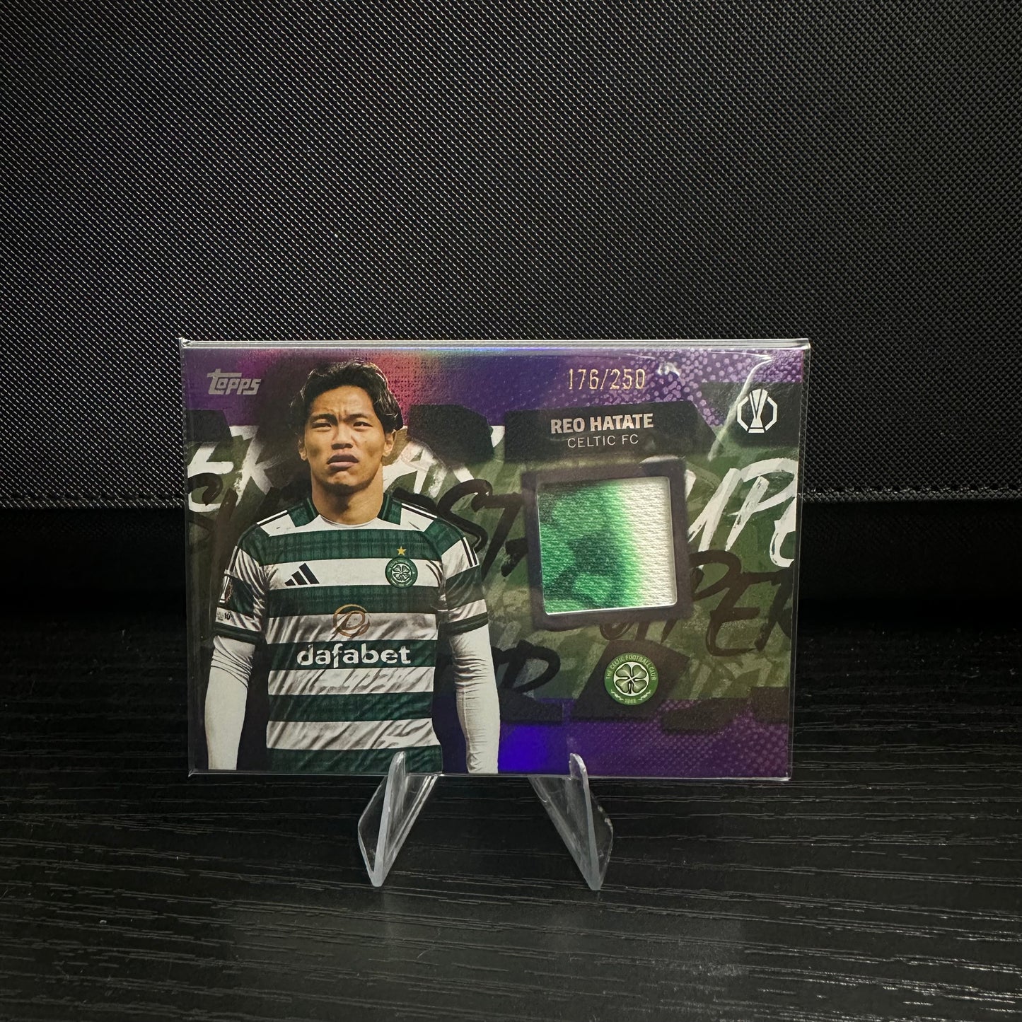 Reo Hatate 2025-26 Topps UEFA Flagship CC #/250 Player Worn Relic #TSR-RIO