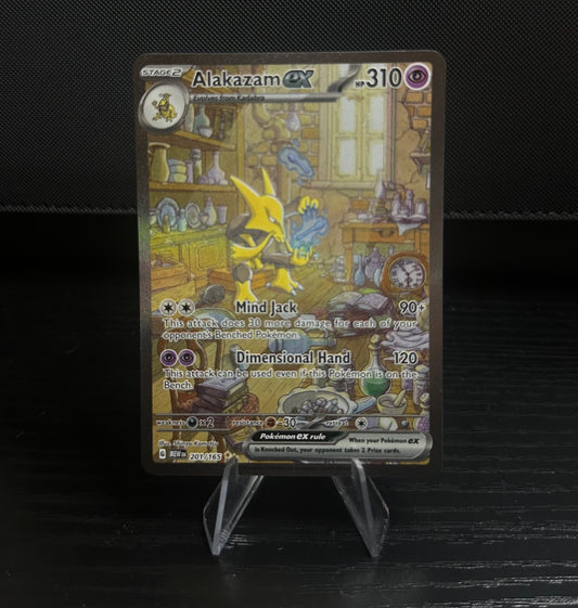 Alakazam ex - 201/165 - SV: Scarlet & Violet 151  (Near Mint)