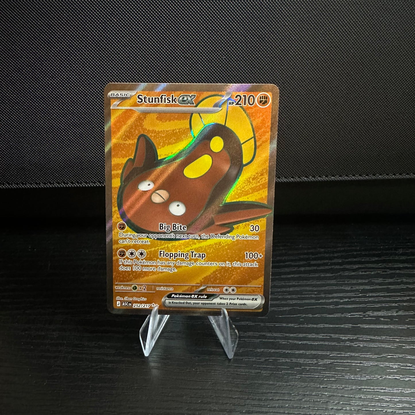 Stunfisk ex - 252/217 - ME: Ascended Heroes (ASC) (Near Mint)