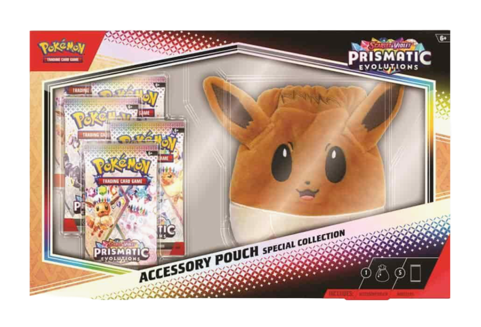Pokémon Prismatic Evolutions Accessory Pouch Special Collection ...