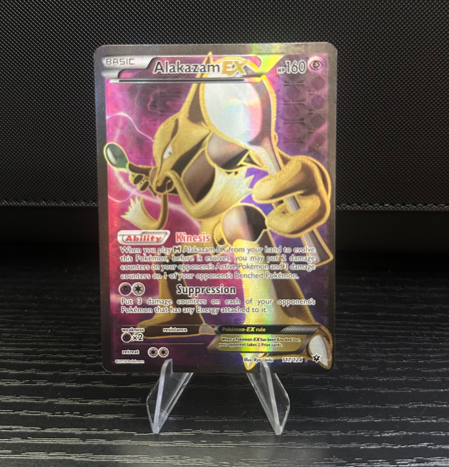Alakazam EX (Full Art) - XY - Fates Collide (FCO) (Heavily Played)