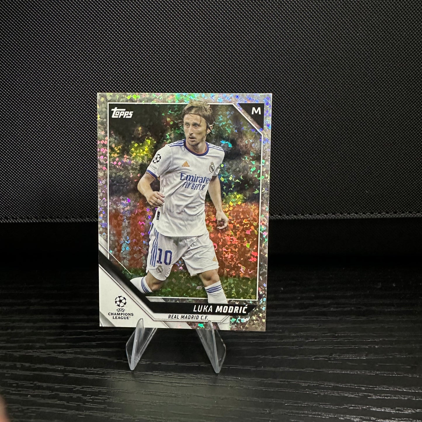 2021-22 Topps UEFA
Champions League Luka
Modric Sparkle Foil #35
Real Madrid