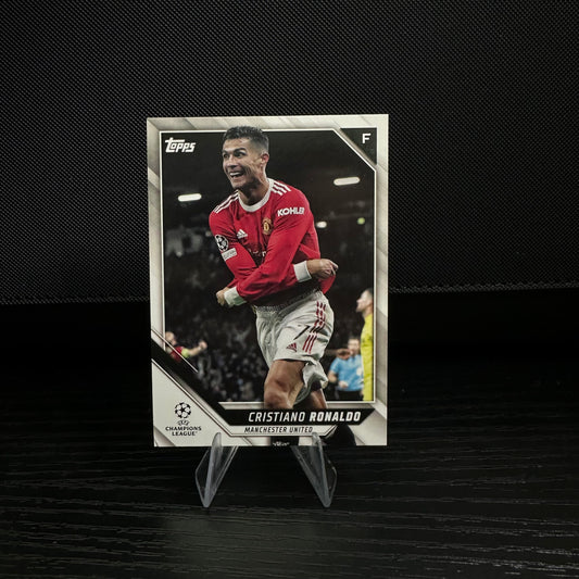 Cristiano Ronaldo 2021-22 Topps UEFA Champions League Manchester United #100