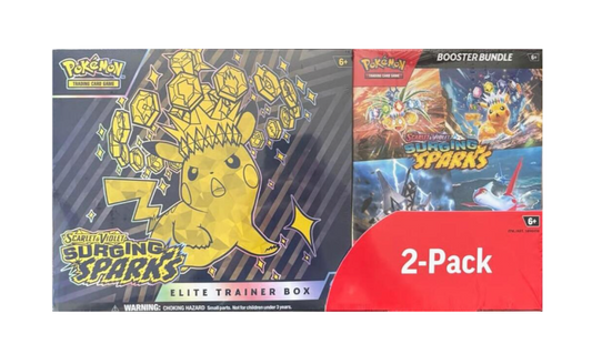 Costco Pokémon Surging Sparks 2-Pack Trainer Box and Booster Bundle
