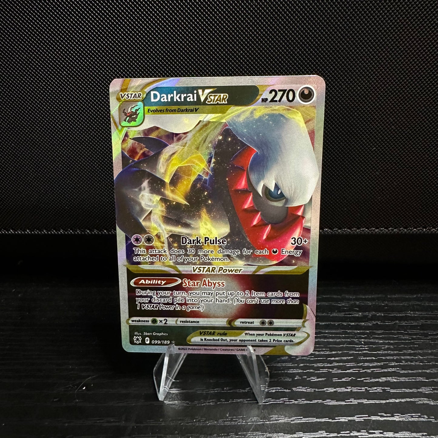 Darkrai VSTAR - SWSH10: Astral Radiance (SWSH10) (Near Mint)