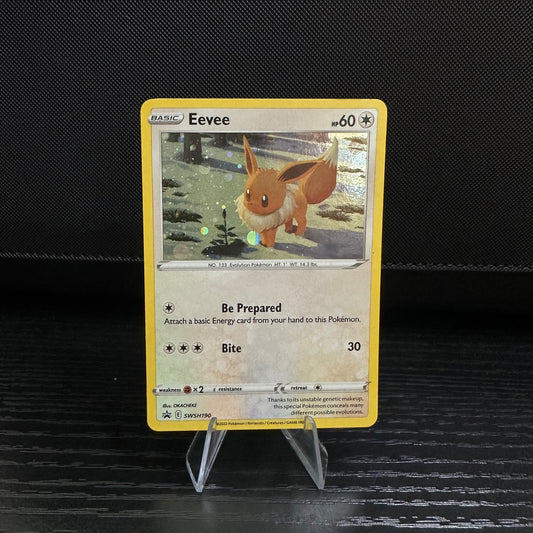 Eevee - SWSH190 - SWSH: Sword & Shield Promo Cards (SWSD) (Moderately Played)