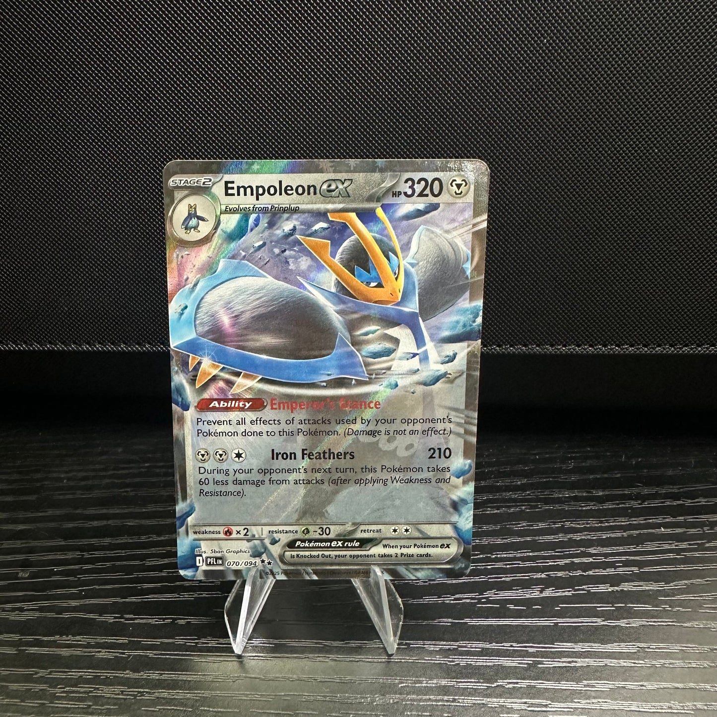 Empoleon ex - 070/094 - ME02: Phantasmal Flames (PFL) (Near Mint)