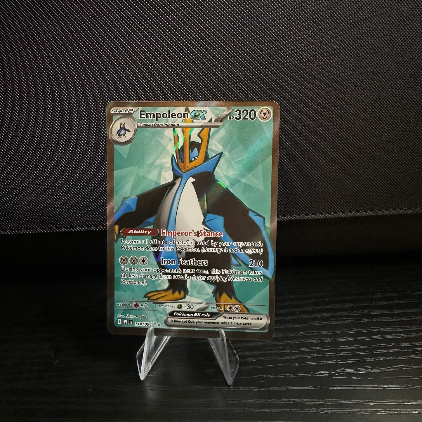 Empoleon ex - 114/094 - ME02: Phantasmal Flames (PFL) (Near Mint)