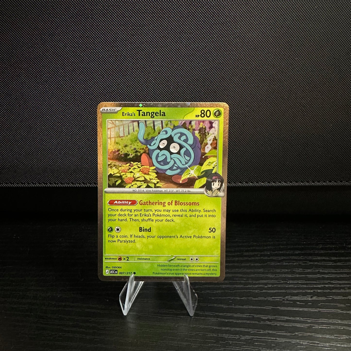 Erika's Tangela - 007/217 (Cosmo Holo) (Near Mint)