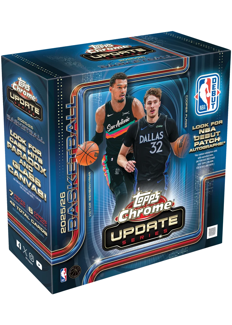 2025-26 Topps Chrome Updates Basketball Mega Box