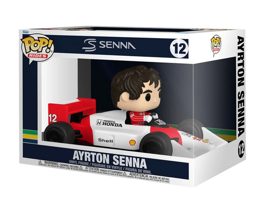 Formula 1 McLaren Ayrton Senna Super Deluxe Funko Pop! Ride #12