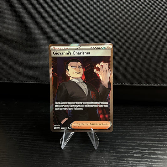 Giovanni's Charisma - 197/165 - SV: Scarlet & Violet 151 (MEW) (Near Mint)