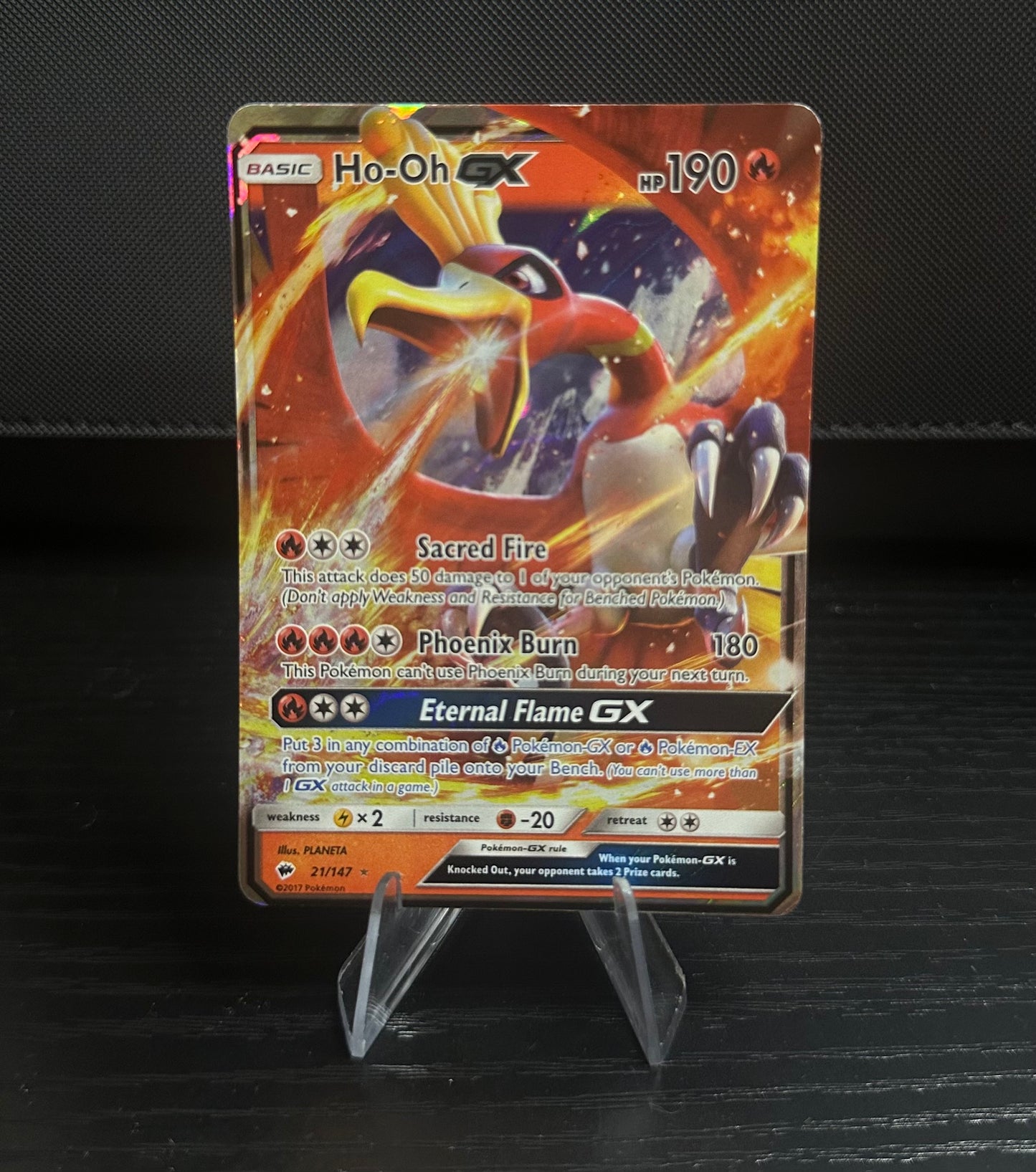Ho-Oh GX - SM - Burning Shadows (SM03) (Moderately Played)