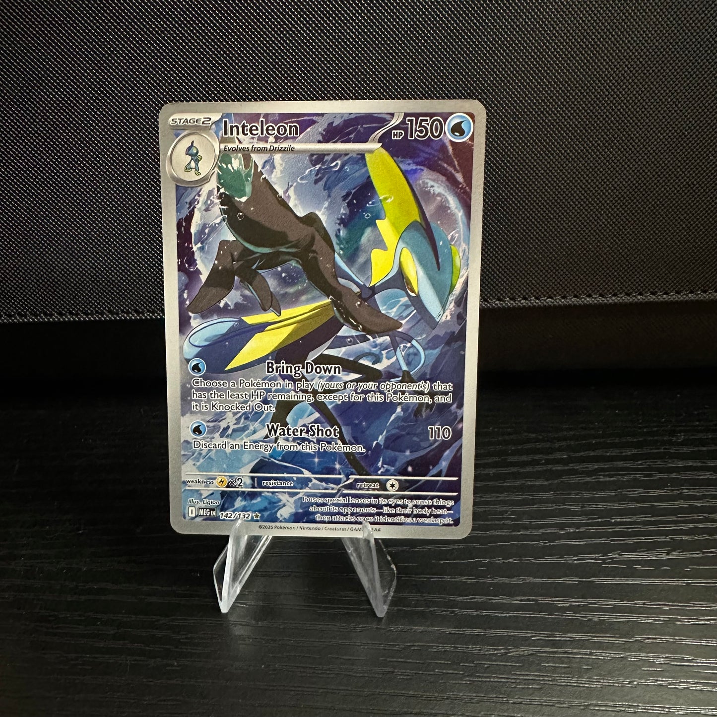 Inteleon - 142/132 - ME01: Mega Evolution (MEG) (Near Mint)