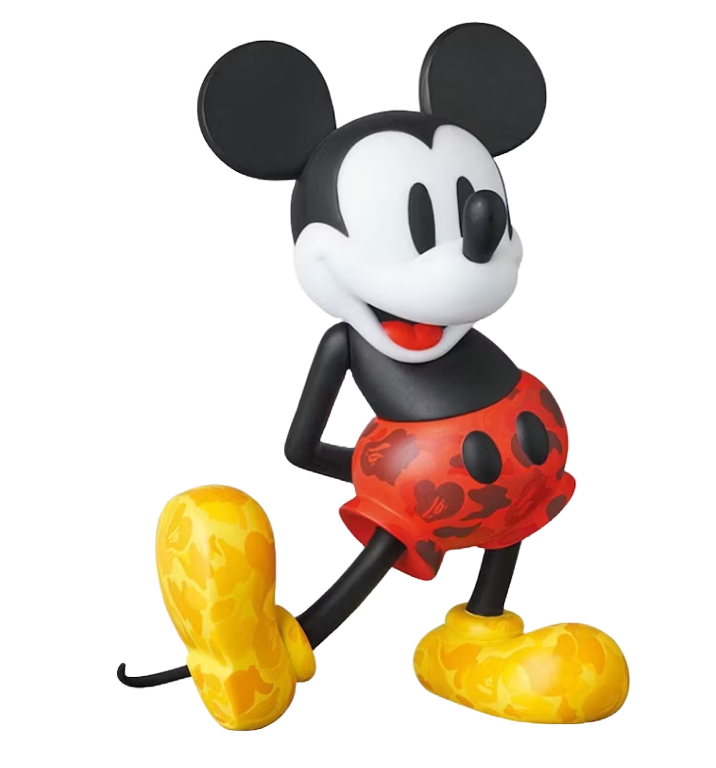 Medicom 2G Tokyo & 2G Osaka VCD Bape Mickey Mouse (Pre owned)